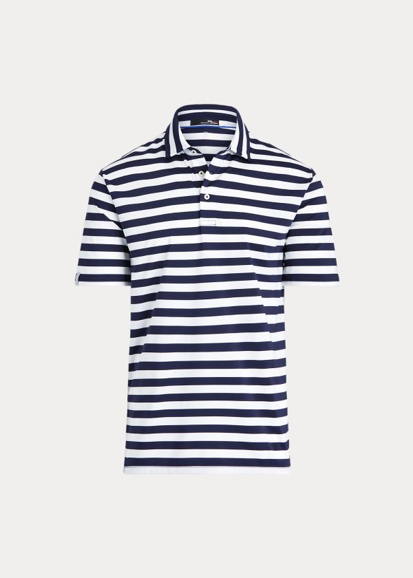 Polos Ralph Lauren Hombre Azul Marino / Blancos - Classic Fit Performance - QCGAV8190